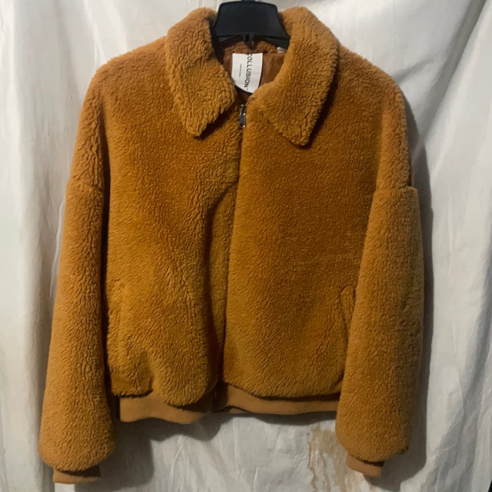Golden Men’s Faux Fur coat size Large